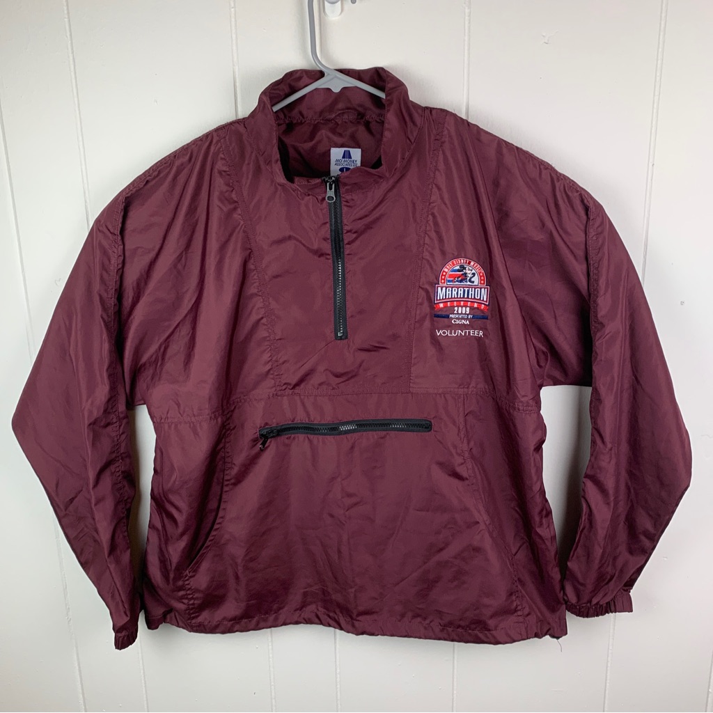 Walt Disney World Marathon Windbreaker Volunteer Purple Adult Unisex Large